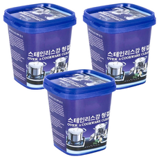 不鏽鋼清潔膏 500g 有效去除污垢, 3組