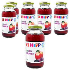 HiPP 喜寶 綜合紅寶多果汁 4個月以上, 200ml, 6瓶