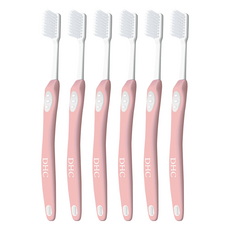 DHC 日式健齒牙刷 超極細毛 齒間徹底清潔, 1入, 6支