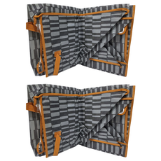 FANCY LIFE 大容量搬家袋 140L, 黑灰色, 2個