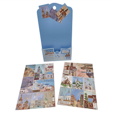 德德小品集 手帳貼紙包 環遊禮記 15歲以上適用 3張, 1組