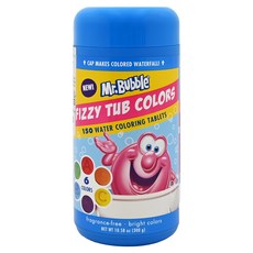 Mr.Bubble 泡泡先生 兒童彩色入浴錠 6種顏色 300g (150顆), 1罐