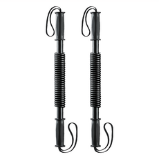 MICHAEL FITNESS 麥克健身 臂力棒 - 阻力30kg, 經常運動者, 防滑耐磨手柄, 加厚型碳鋼鋼管, Black, 不適用, 2個