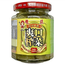 譽方媽媽 超爽口榨菜, 240g, 1罐