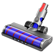 YEER醫悅氛芳 加強型軟絨地刷 LED照明 滾輪加大 吸力升級, 適用 Dyson V7.V8.V10.V11.V15.V8slim, 1支