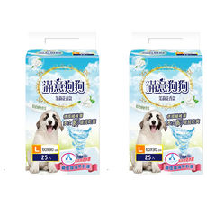 Mores 摩爾思 滿意狗狗寵物尿墊 茉莉花香, L(60 x 90cm), 25片, 2包