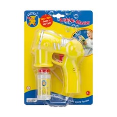 PUSTEFIX 德國原裝進口 魔法泡泡電動槍 (50ml), 七十年大廠 泡泡色彩繽紛不易破, 黃色, 1組