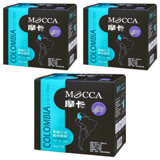 MOCCA 摩卡 哥倫比亞濾掛咖啡, 10g, 15包, 3盒
