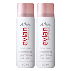 evian 依雲 天然礦泉護膚保濕噴霧, 50ml, 2瓶