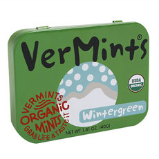 VERMINTS 美國有機薄荷糖 - 冬青風味, 40g, 6盒