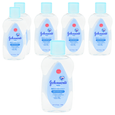 Johnson's 嬌生 嬰兒油LITE 清爽 溫和護理全身肌膚 高效補水 配方, 125ml, 6瓶