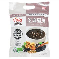 ViVa 萬歲牌 元氣什穀堅果飲 芝麻堅果口味 原果研磨 顆粒口感, 28g, 12包, 1袋