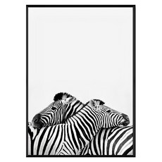 BOLUO GALLERY 菠蘿選畫所 斑馬I 掛畫, 黑色