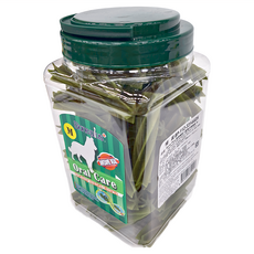 Boneplus 超效螺旋六星潔牙棒桶裝-M 3.3 英寸, 1kg, 1罐, 天然草本