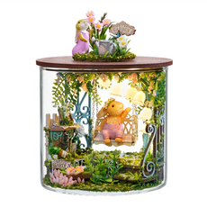 智趣屋 DIY 手作袖珍屋 童話花園 B113，14歲以上適用, 1個