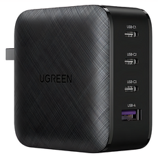 UGREEN 綠聯 65W GaN充電器 快充版 3C1A 厚32.2 x 65 x 65mm 172g, CD224 CD225, 1個