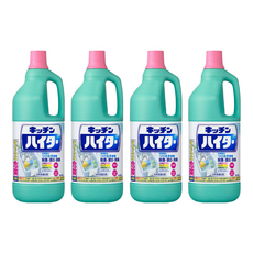 Kao 花王 Haiter 廚房清潔用漂白劑, 1.5L, 4瓶