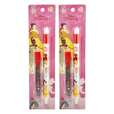 Disney Princesses 迪士尼公主 公主系列 大三角自動鉛筆, 紅色, 2支, 0.5mm
