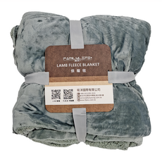 FAmILyLIFE 生活 日式簡約雙面複合特重保暖毯
