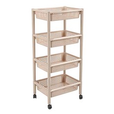 品皇 層架 收納架/組合層架 四層, 顏色隨機, 1個