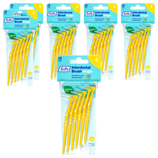 TePe 緹碧 L型長柄牙間刷 刷毛柔軟不刺激牙齦 有效去除牙縫牙菌斑, 0.7mm, 6支, 2盒