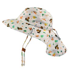 flapjackkids 大尾護頸遮陽帽 UPF50+ 100% 聚酯纖維