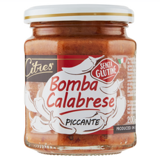 Citres 義式辣味辣椒醬 Bomba Calabrese Piccante, 無麩質, 200g, 1罐