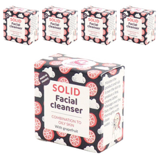 Lamazuna 葡萄柚 - 混合&油性膚質適用 手工純素洗面皂, 25g, 5盒