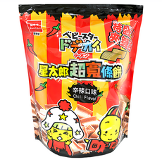 OYATSU 優雅食 BABY STAR 星太郎 超寬條餅 辛辣口味 特盛夾鏈包, 230g, 1包