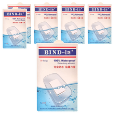 BIND-in 絆多 那柏瑞特可盧雅 100%防水膠布 大片型, 10片, 6盒