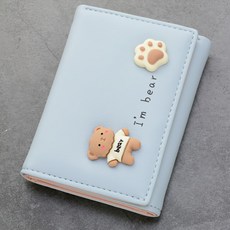 HANNAL 可愛小熊短夾