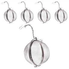 小麥購物 不銹鋼泡茶球 中號 14g, Y305, 5個