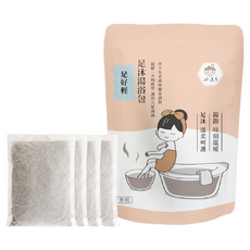 好漢草 足沐湯浴包 4包入-足好輕 草本配方 舒緩疲勞 促進循環, 1袋