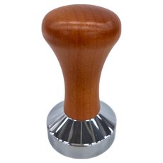 Canko 康扣 不鏽鋼木桿咖啡粉填壓器 51mm, 咖啡色, 1個