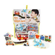 MY LITTLE TIGER 交通工具洗澡貼紙玩具, 1組, 混色