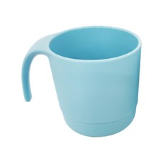 SIMPLA 玉米田 KIDS 飲水專用PLA環保學習杯組, 淺藍色, 200ml, 2個