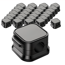 BangJiaShi 幫家適 磁吸理線器 固定器 充電線收納 30個, 1組, 黑色