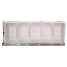 bargogo 不鏽鋼水果置物盒 5格, 37.6 x 15 x 9cm, BF-5-5, 1個