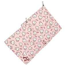 MOCODO 伴佳家 方巾 L 30x30cm, 麻吉貓糖果樂園 粉色, 2條