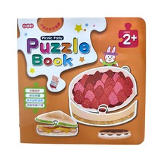 康軒文教 野餐派對拼圖書，2歲以上適用, 拼圖書