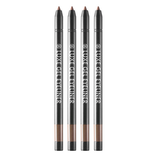 RiRe LUXE 防水不暈染 亮采旋轉式眼影眼線膠筆, Dark Brown, 4件