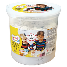 Donerland 天使沙 3.0L 桶裝 新型無毒黏土 通過歐盟CE認證, 白色, 1.985kg, 1桶