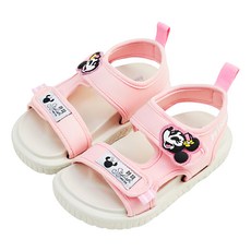 BORUI 柏睿鞋業 兒童款 米妮立體織帶造型休閒涼鞋