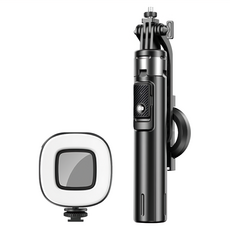 Meet Mind 多合一磁吸夾式自拍棒+補光燈套裝 四腳架 藍牙5.2 遙控 360° 旋轉, Phantom2, 1組