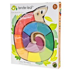 tender leaf 樂樂蛇彩虹拼圖, 1盒, 12塊, TL8420