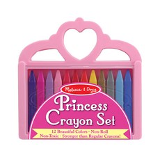 Melissa&Doug 瑪莉莎 蠟筆組 公主款, 12色, 1盒