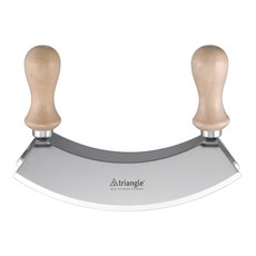 Triangle 三角牌 櫸木柄雙刃切碎刀 德國製, 23cm, 1盒, 422322302