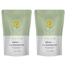 mammyshop 媽咪小站 Pure植淨抗菌洗衣精 向日葵香氛 補充包, 800ml, 2包