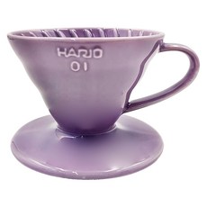 HARIO 好璃奧 V60 01彩虹磁石濾杯, VDC-01-PUH-EX 薰衣草紫, 240ml, 1個