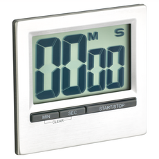 KitchenCraft 磁吸立放廚用計時器, 1個, 銀色